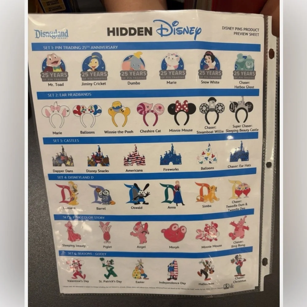 Disneyland 2025 Hidden Mickey Mystery Pack - Snow White 25 Years Pin - Picture 4 of 4